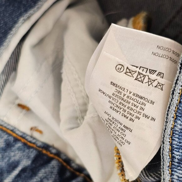 Anthropologie Pilcro Lover Embellished Denim Shorts Size 28 Gemstone NWT Cut Off - Picture 10 of 10